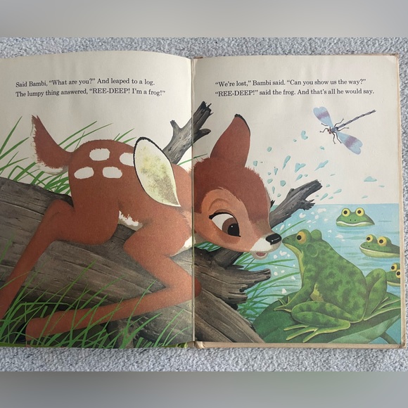 Walt Disney’s Bambi Gets Lost Children’s Book ✨Vintage 1972 - Picture 6 of 10